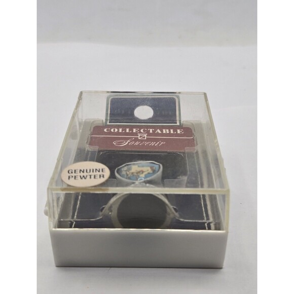 Texas Souvenir Pewter Thimble - Picture 5 of 7